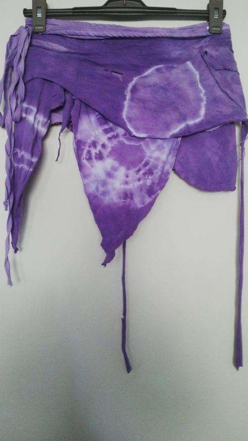 Purple Wrap around Pixie/Hippy micro skirt by Freedom one size