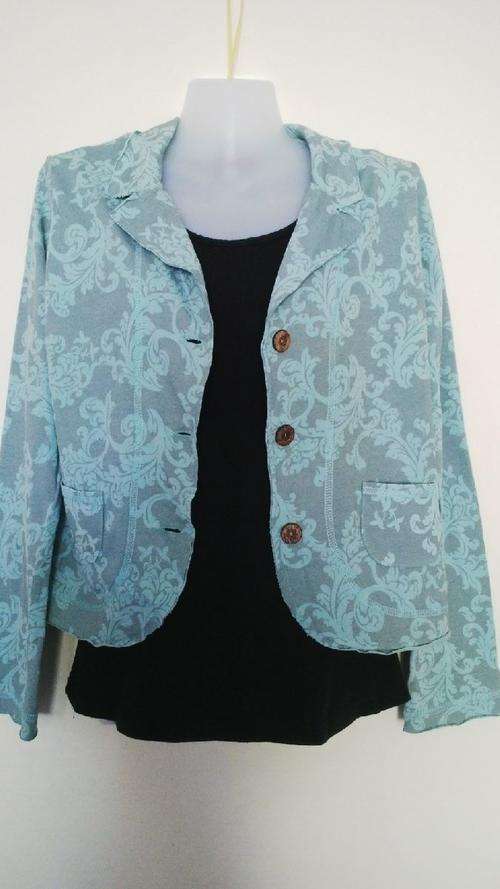 Turquoise Jacket by Purple Daisy Clothing size Medium