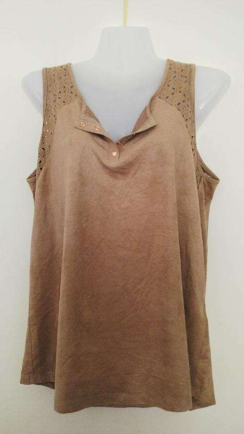 Stunning Suede look Vest by Hey Betty Size  40