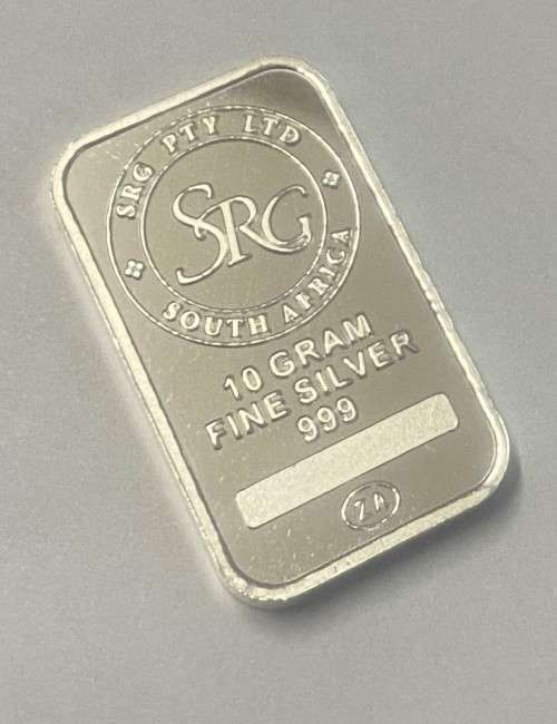 10g Fine Silver Minted Bar 999