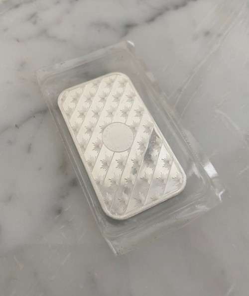 1 Ounce Sunshine Silver Minted Bar .999 Fine