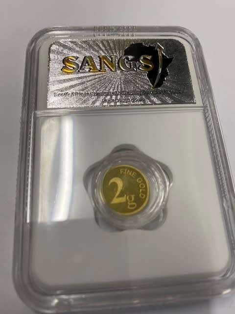 24ct Gold * PF64 Graded * 2g Minted Indian