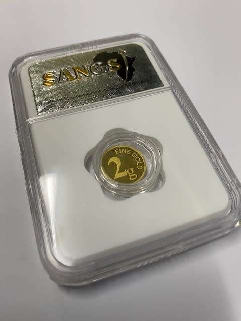 24ct Gold * PF64 Graded * 2g Minted Indian