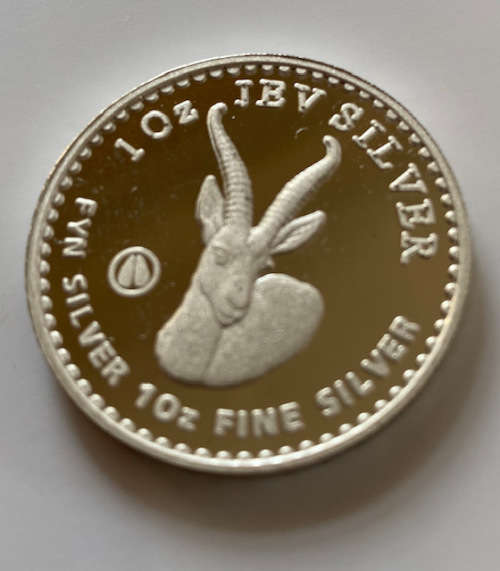 1 oz Fine Silver South African Medallion