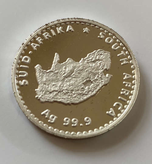 1 oz Fine Silver South African Medallion