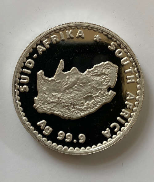 1 oz Fine Silver South African Medallion