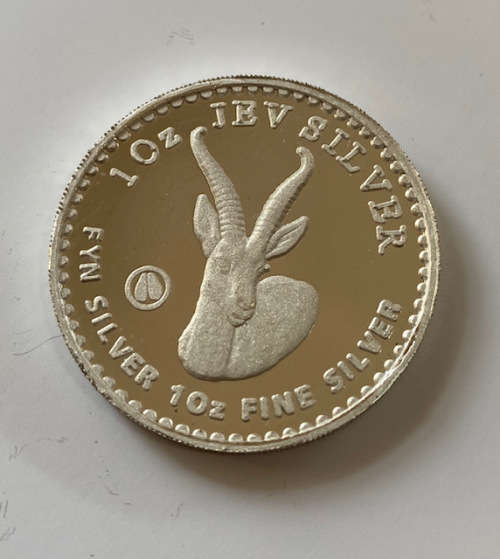 1 oz Fine Silver South African Medallion