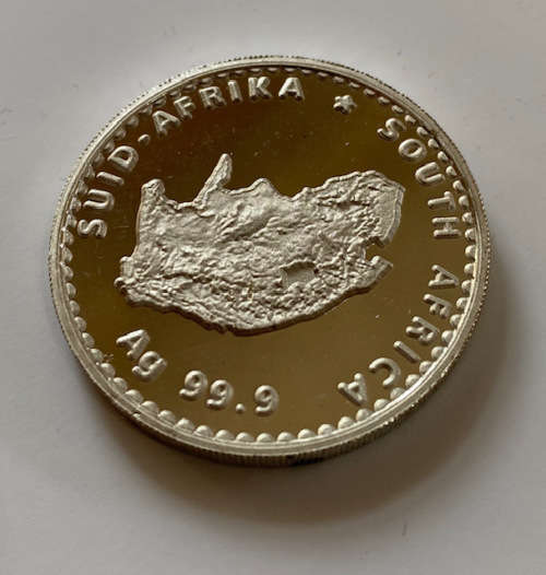 1 oz Fine Silver South African Medallion