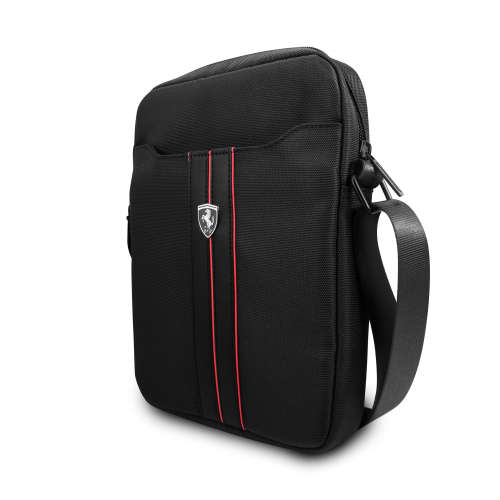 FERRARI URBAN COLLECTION - TABLET BAG  10" - BLACK