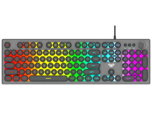 AULA F2028 Rainbow Wired Gaming Keyboard