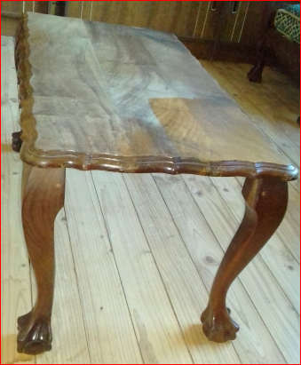 Absolute bargain for Chippendale full Vintage Imbuia Lounge suite