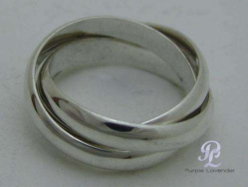 Solid Silver Russian Wedding Band