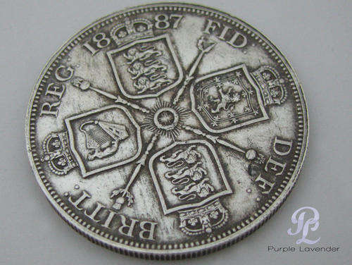 Double Florin _ Victoria _ Silver Coin _ 1887