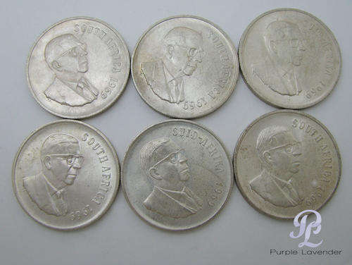 For Muntfin Only_1969 _ R1 Coin _ Lot of 6