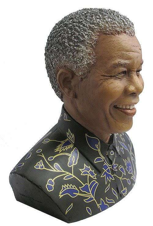Nelson Mandela bust
