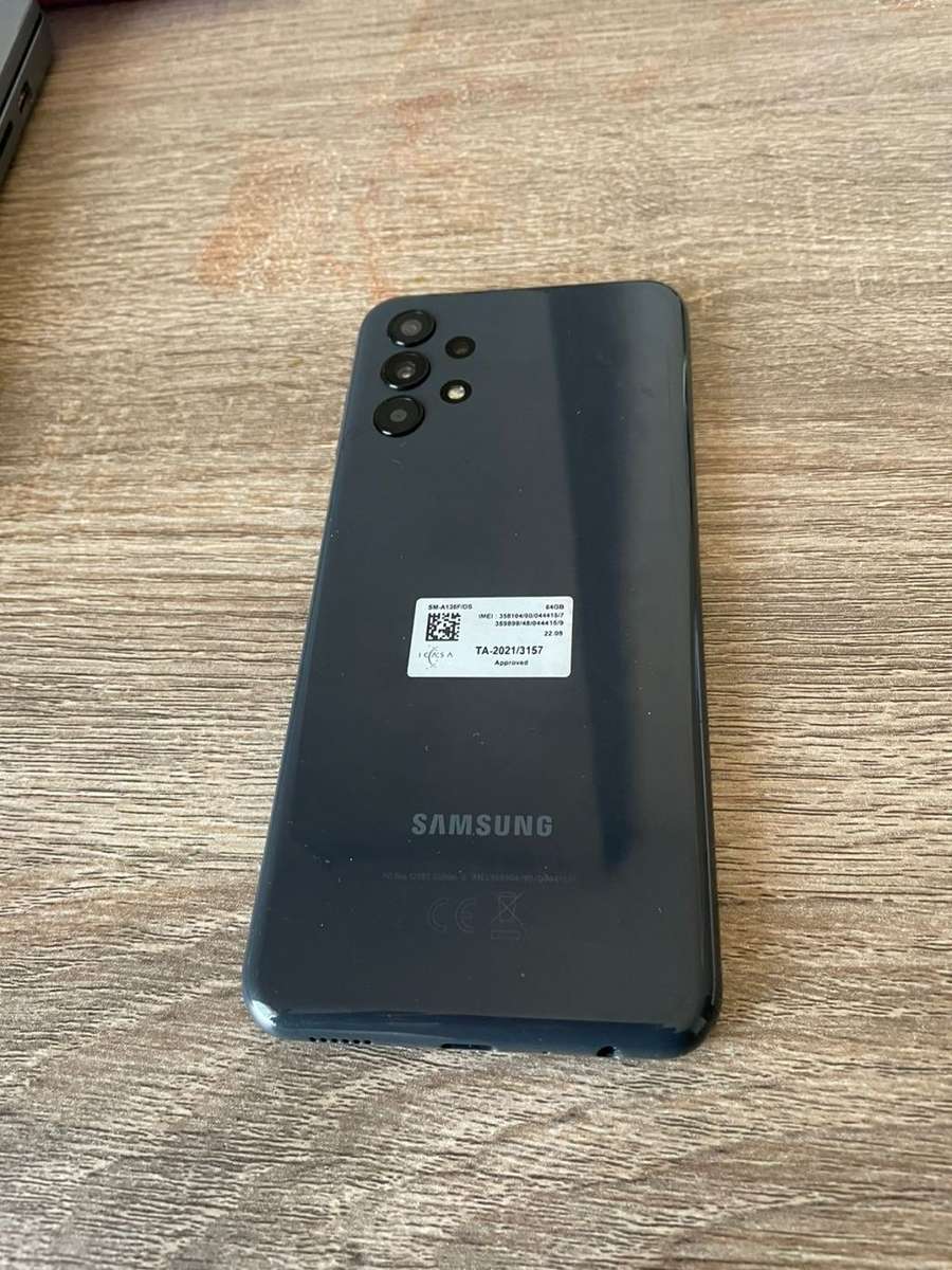 Samsung Galaxy A13 64GB Black - Unlocked, 4G LTE, Dual SIM, Excellent Condition"