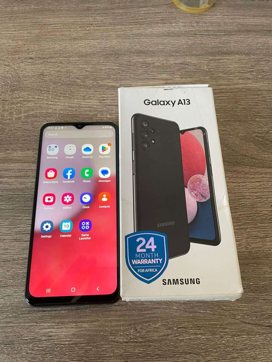 Samsung Galaxy A13 64GB Black - Unlocked, 4G LTE, Dual SIM, Excellent Condition"