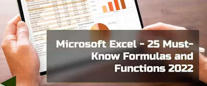 Online Course -Microsoft Excel - 25 Must-Know Formulas and Functions