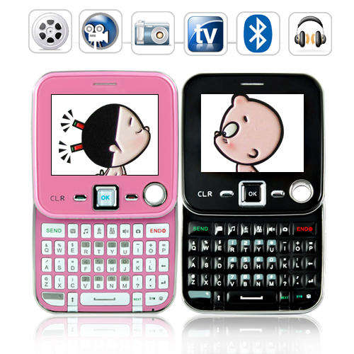Metro Cell Phone Twin Pack (Black and Pink Phone 2-Pack)