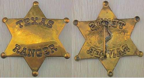 Texas Ranger Star Badge