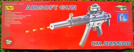 Cyma CM.025SD6 H&K MP5 with Silencer Electric Airsoft Gun