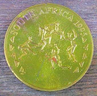 S.A Rugby World Cup 1995 Medallion
