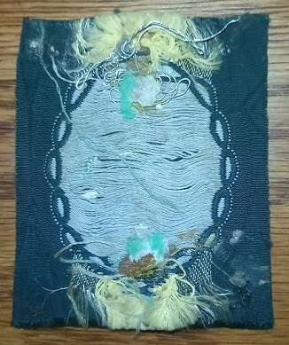 WW2 German Army Gebirgsjager Edelweiss Sleeve Badge - Bevo type