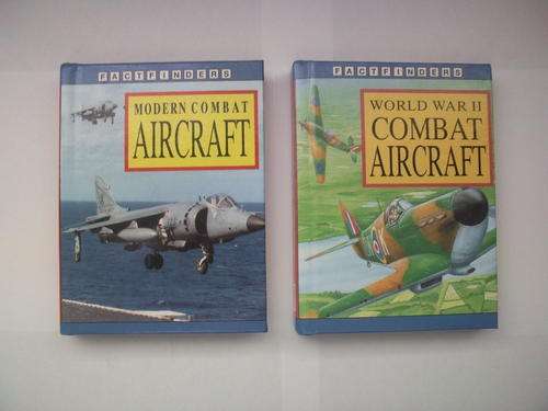 World War 2 and Modern Combat Aircraft Hardcover books