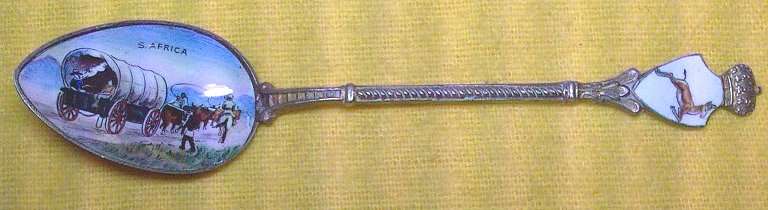 Enamel Spoon - Voortekkers & Springbok - 110mm