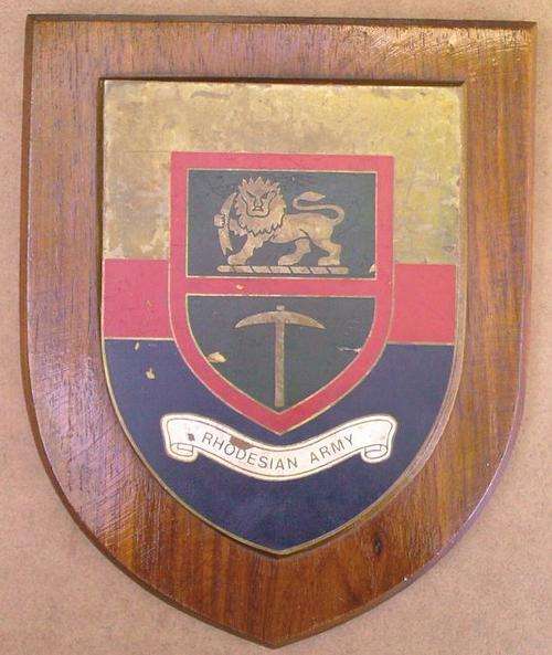Rhodesian Army Plaque - original
