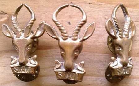 SA Infantry Cap & Collar Badges