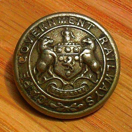 Cape Government Railways Button - 26mm