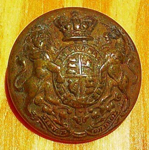 Boer War British General Service Button - Pre 1902, Victorian -- 24mm