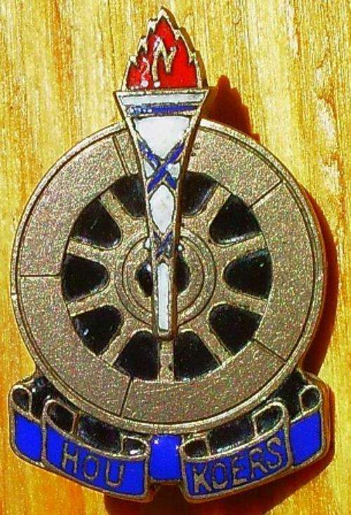 SA Voortrekkers "Hou Koers" Cap Badge - Enamel