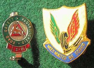 2 x Road Safety Badges