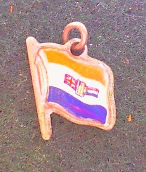 SA Flag Bracelet Charm - 11 x 8mm