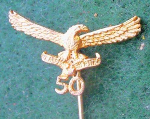 SAAF 50th Anniversary Stickpin Badge - 1970