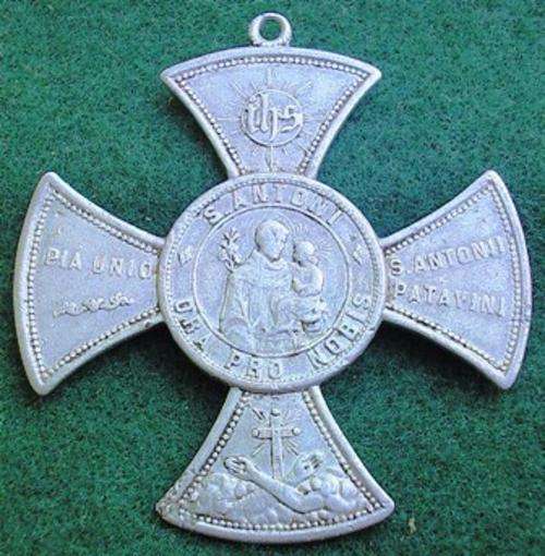 RELIGIOUS MEDAL ANTONI S 100 DIES Pope Leo XIII Leo XIII INDULGE 21 MAI 1892