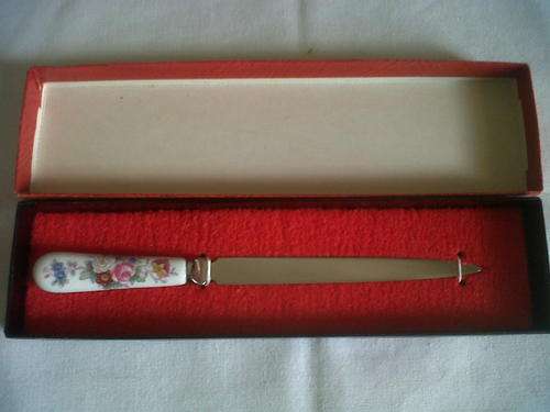 Royal Crown Derby Fine China Letter Opener Made in England