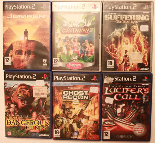 6x PS2 PAL Games