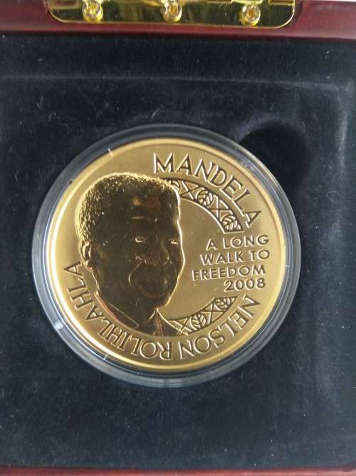 2010 Mandela Gold Proof 2 oz Robben Island