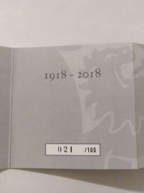 Rare 1oz Gold medallion - Mandela Centenary 1918 - 2018