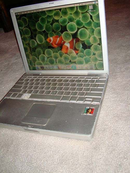 APPLE MACBOOK G4, NEEDS ATTENTION(WORKS)