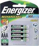 Energizer 900mah rechargable batteries/pack of 4