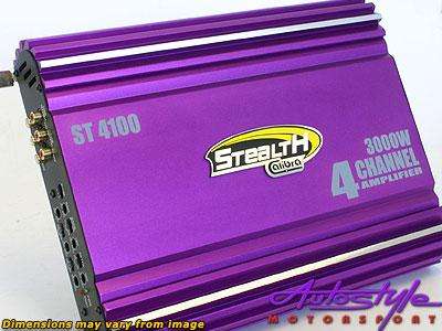 ST4100 Calibra Stealth 3000w 4ch Amp--BOOST YOUR AUDIO PERFORMANCE--
