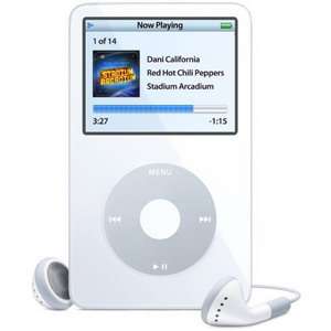Apple Ipod 80gb white--Plays videos,mp3s and pictures..load 16000 songs...