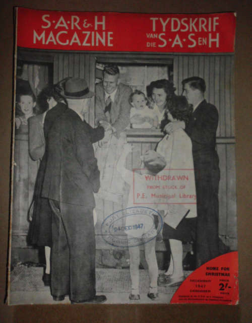 S.A.R & H MAGAZINE-TYDSKRIF VAN DIE S.A.S EN H - DECEMBER 1947