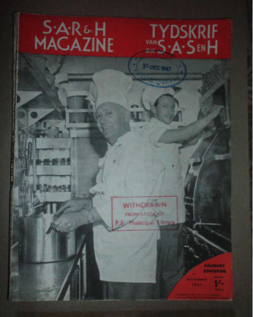 S.A.R & H MAGAZINE-TYDSKRIF VAN DIE S.A.S EN H - NOVEMBER 1947