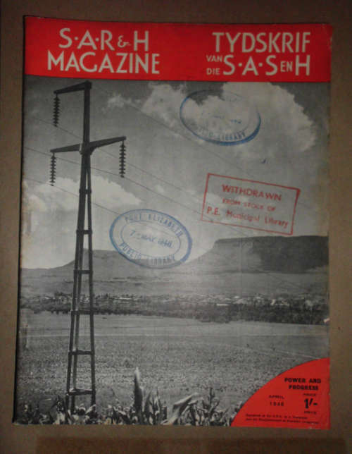 S.A.R & H MAGAZINE-TYDSKRIF VAN DIE S.A.S EN H - APRIL 1948