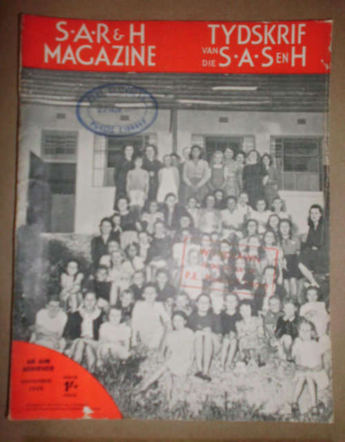 S.A.R & H MAGAZINE-TYDSKRIF VAN DIE S.A.S EN H - NOVEMBER 1948